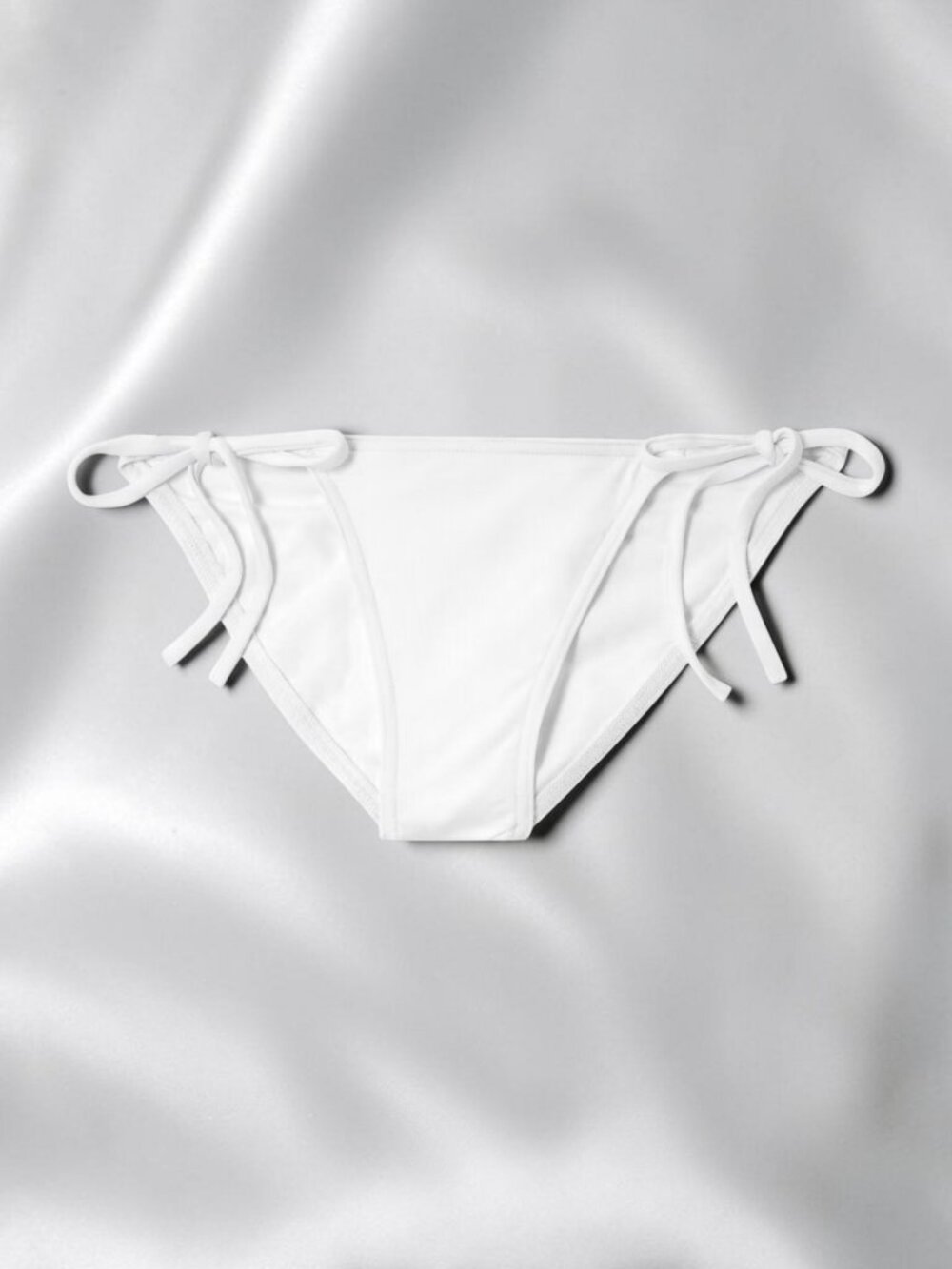 ERES Malou Duni tie bikini Briefs Swim bottom Color White Size 38 US 6 NWT
